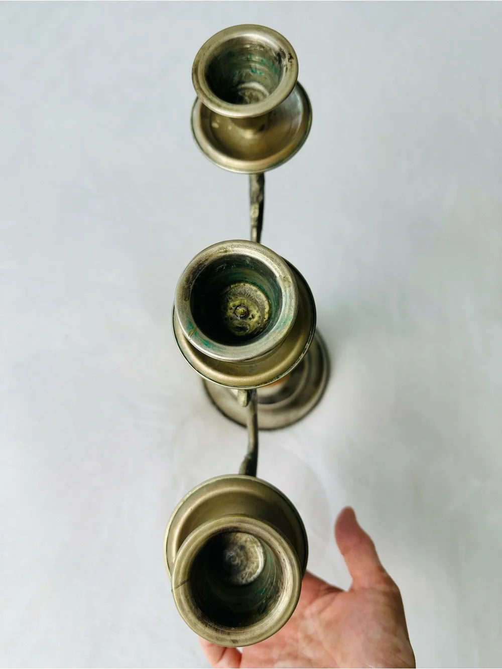 Vintage Moroccan Style Triple Branch Candle Stick Holders